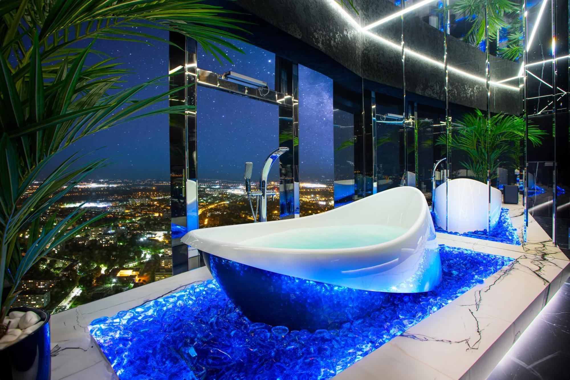 ורוצלב 30Th+ Floor Apartments In Sky Tower מראה חיצוני תמונה